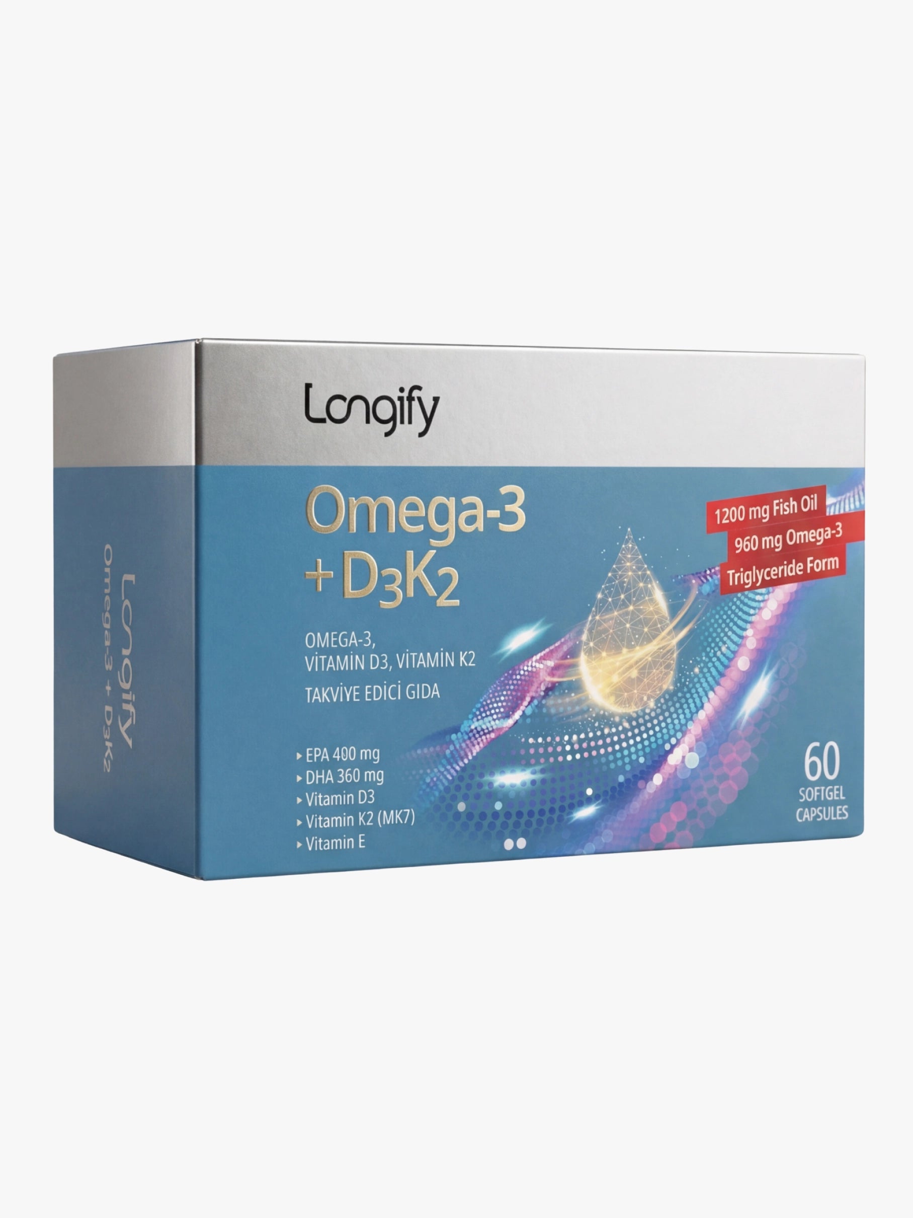 Omega-3 + D3K2 (60 Softjel)