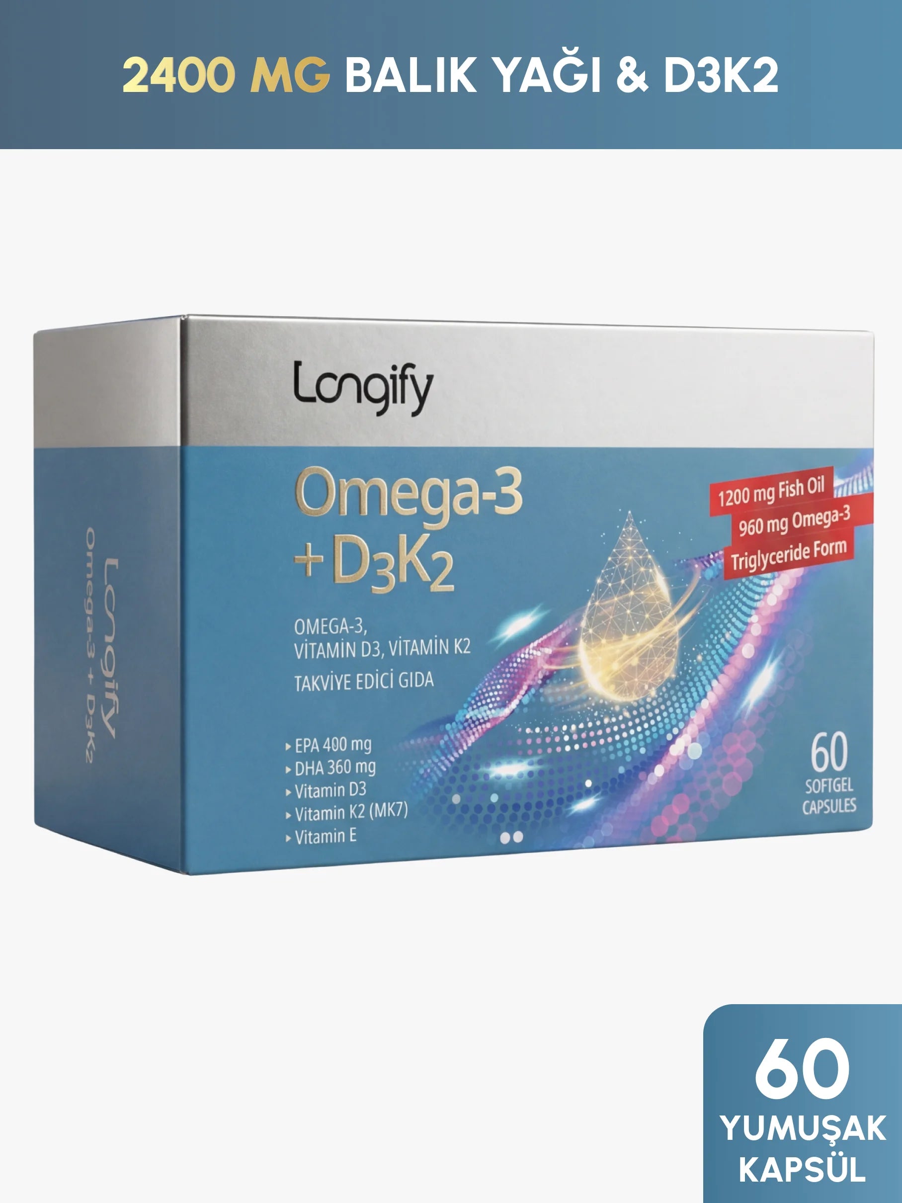 Omega-3 + D3K2