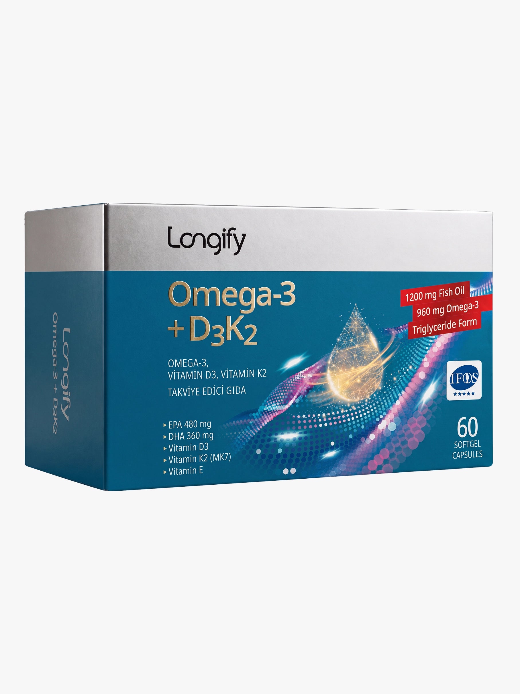 Omega-3 + D3K2 (60 Softjel)
